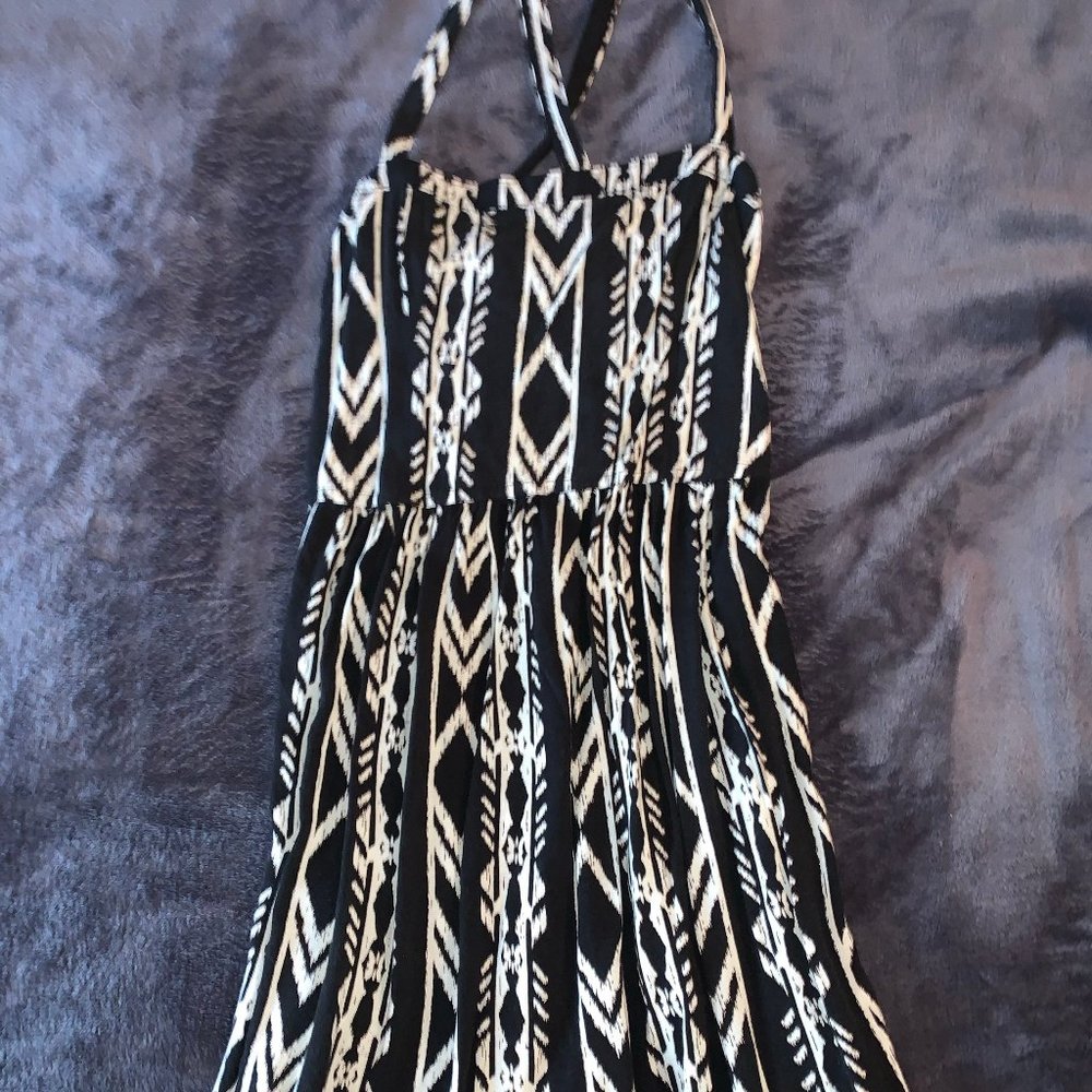 Patterned Mini Sun Dress